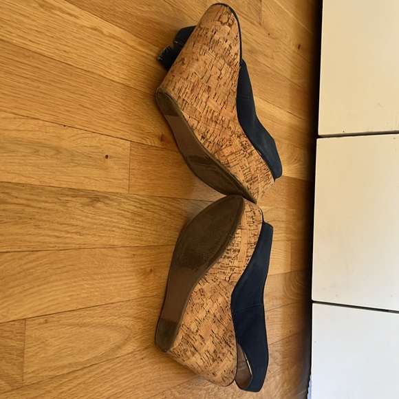 Steve Madden cork wedge sling back sandals - Picture 3 of 5